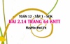 Bài 2.14 trang 64 Toán 12 tập 1 Kết nối tri thức